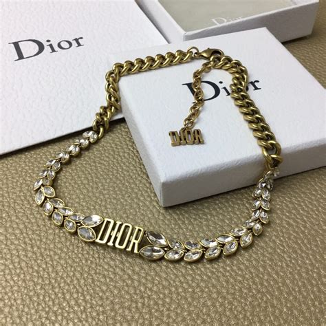 dior necklace that says dior fake|genuine christian dior necklace.